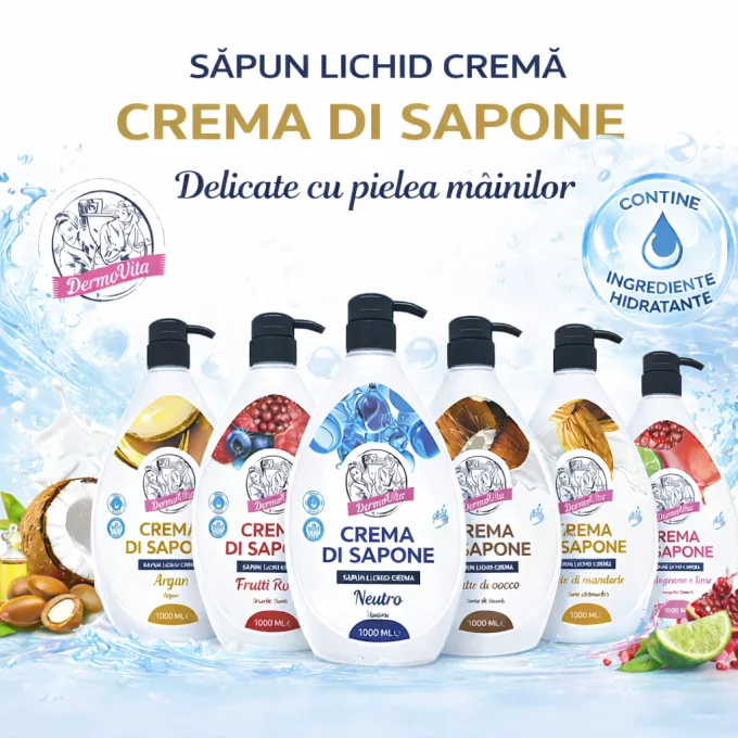 Dermovita – delicatețe pentru pielea ta.