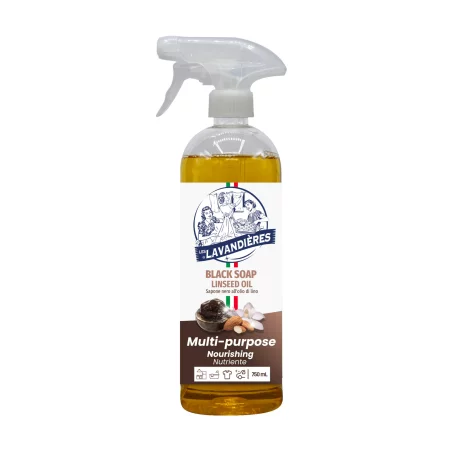 Degresant universal cu pulverizator sapun negru, Les Lavandiers, 750ml