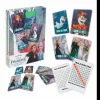 Joc educativ-Pacaliciul matematic Frozen cu 48 carti cu operatii matematice, o carte joker, tabla inmultirii, tabla adunarii si instructiuni de joc