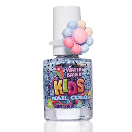 Oja copii pe baza de apa 9 ml, Manoard, albastru glitter