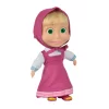 Papusa Masha and the Bear, Masha cu corp moale si par, 23 cm