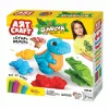 Set pasta modelatoare 3d dinozauri