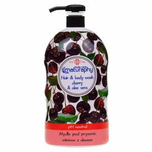 Gel de dus cu cirese si aloe vera, Naturaphy, 1000ml