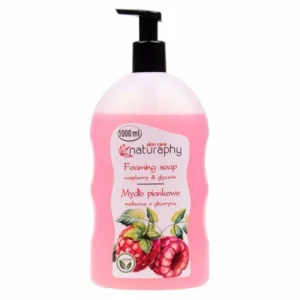 Sapun lichid spuma cu zmeura si glicerina, Naturaphy, 1000ml