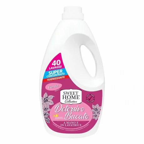 Detergent lichid pentru rufe Sweet Home Floral, 40 spalari, 2000 ml