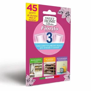 Odorizant dulap haine floral, Sweet Home, 3 buc