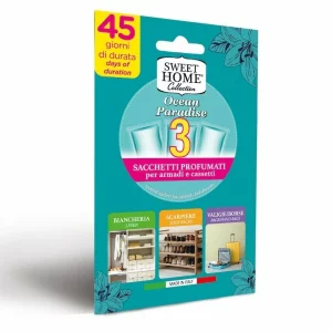 Odorizant dulap haine, Ocean, Sweet Home, 3 buc