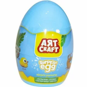 Ou cu Surprize Art Craft, Include Pasta Modelatoare, 6 Forme pentru Modelat, Stimuleaza Imaginatia si Creativitatea, 3 ani+, Multicolor