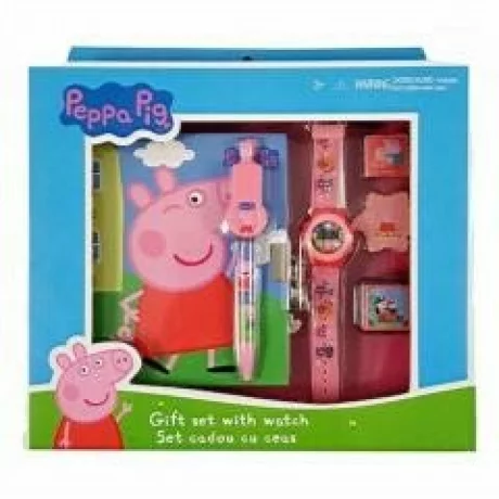 Set cadou ceas, Peppa Pig