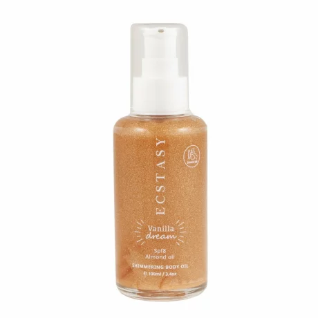 Ulei uscat stralucitor pentru corp, Ecstasy, Vanilla Dream, 100 ml