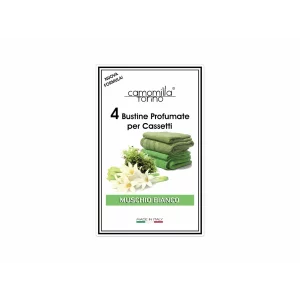 Odorizant dulap Camomilla, set 4 buc, moscs alb, camomila
