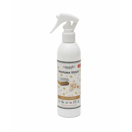Parfum pentru textile Camomilla, Gold Flower, 250 ml, aroma florala si lemnoasa