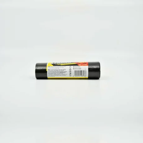 Saci menajeri Clinox Extra Strong 60l/ 20 buc, negri