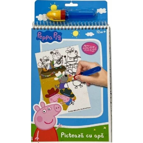 Set picteaza cu apa - Peppa Pig