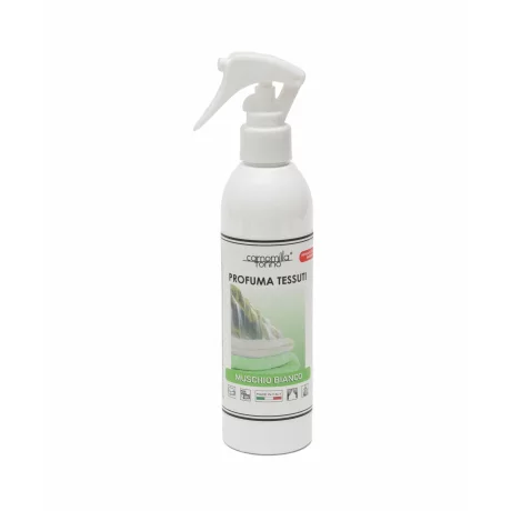Parfum pentru tesaturi Spray, Muschio Bianco, &quot;Camomilla Torino&quot;, 250 ml