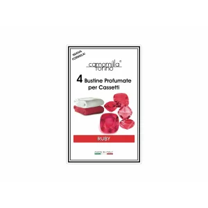 Odorizant dulap Camomilla, set 4 buc, Ruby