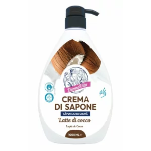 Sapun lichid crema Dermovita Lapte de cocos, 1000ml