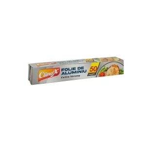 Folie de aluminiu CLINOX Extra Strong 50metri*28cm/cutie