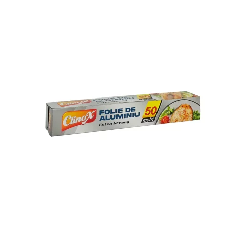 Folie de aluminiu CLINOX Extra Strong 50metri*28cm/cutie