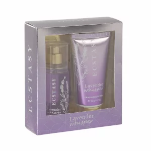 Set cadou Ecstasy Lavender Whisper, Crema de corp 90 ml + Body Mist 90 ml