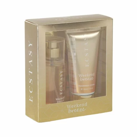 Set cadou Ecstasy Weekend Breeze, Crema de corp 90 ml + Body Mist 90 ml