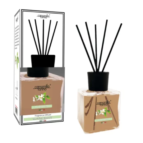 Odorizant camera Camomilla Cub, Mosc Alb, 500ml