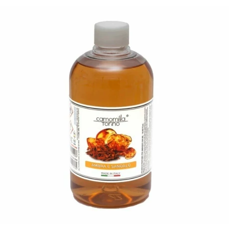 Rezerva odorizant camera Camomilla Torino, Ambra si Lemn de Santal, 250ml