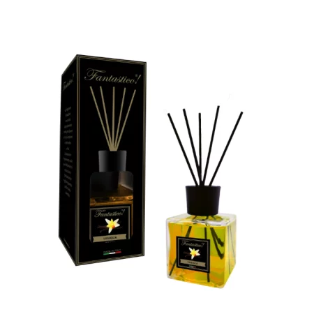 Odorizant camera Fantastico Cub Nero, Vanilie, 500ml