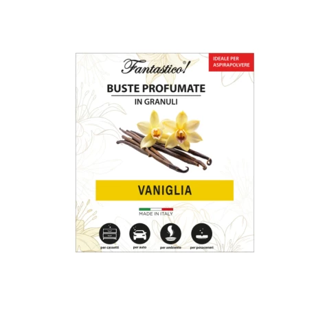Plic granule odorizant Fantastico, Vanilie, 40gr