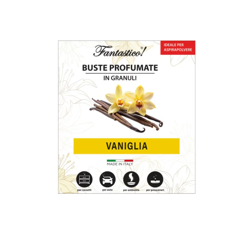 Plic granule odorizant Fantastico, Vanilie, 40gr