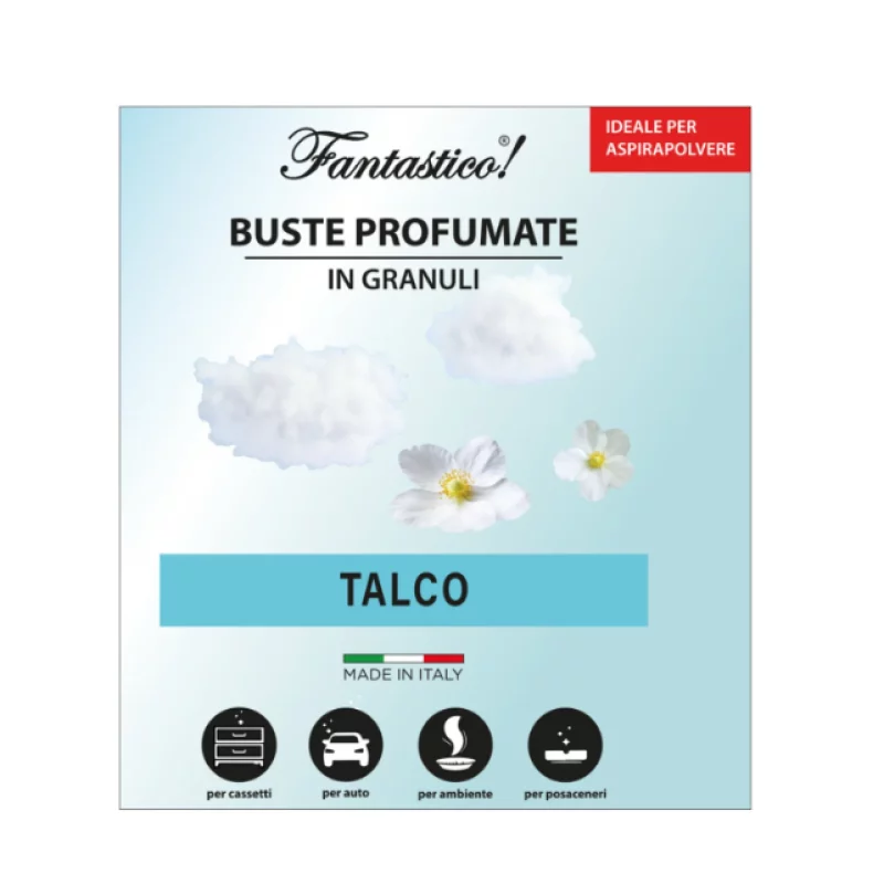 Plic granule odorizant Fantastico, Talc, 40gr