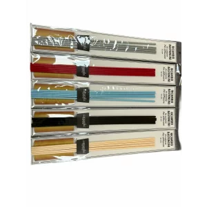 Set 5 betisoare din bumbac pentru odorizant de camera 32cmx3mm diferite culori