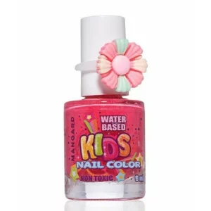 Oja copii pe baza de apa 9 ml, Manoard, pink glitter