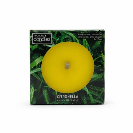Lumanare parfumata Camomilla Citronella Galbena, D16 cm, 240 g