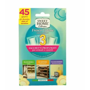 Odorizant dulap haine bumbac, Sweet Home, 3 buc