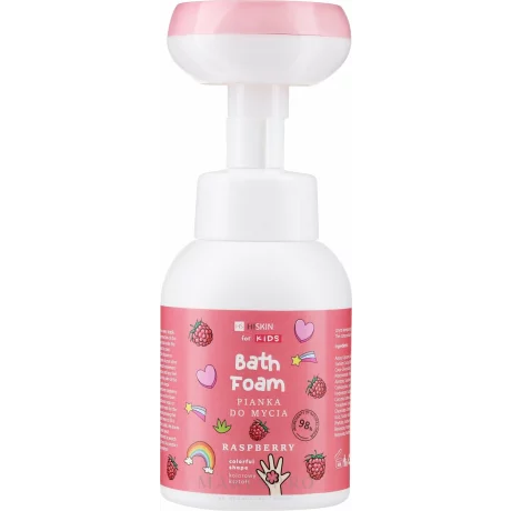Sapun spuma pentru copii, Hiskin, zmeura, 300ml